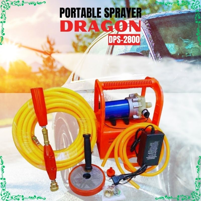 PANA PORTABLE SPRAYER DRAGON DPS 2800 / STEAM CUCI MOBIL / ALAT CUCI MOBIL / SEMPROT CUCI MOBIL /