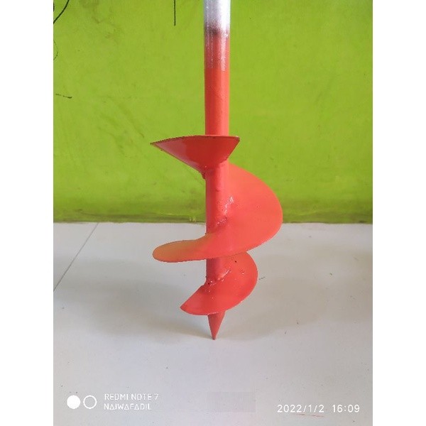 PANA Bor Tanah Manual Putar Tangan 3 ulir