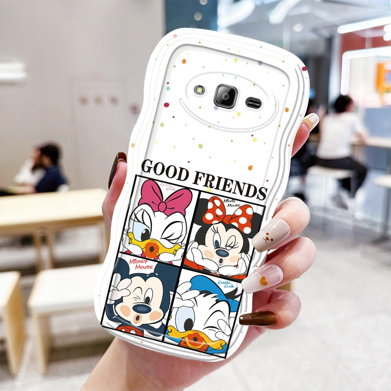 Casing Hp Untuk Samsung Galaxy J3 2016 Case Casing HP empat karakter kotak Kasing Cesing pola Siliko