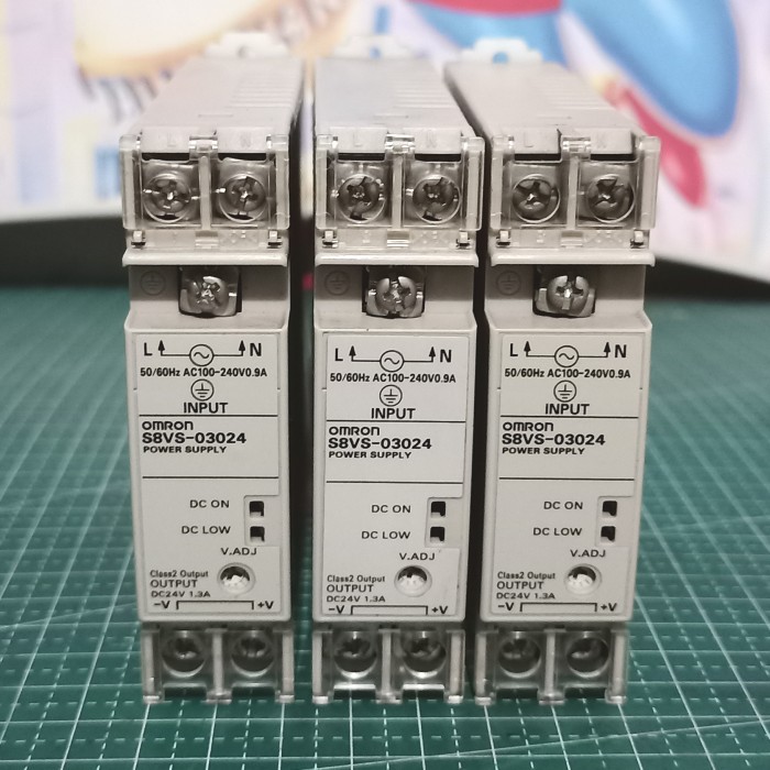 OMRON S8VS-03024 POWER SUPPLY DIN RAIL OUTPUT 24 VDC