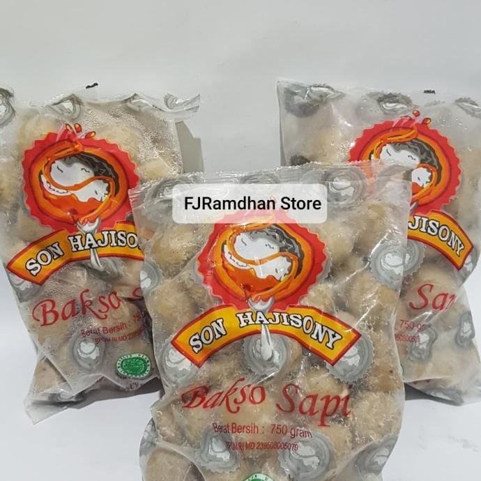 

TERMURAH!!! Bakso Son Haji Sony Asli Lampung (Isi 50 pcs)-Tanpa Bumbu BS01