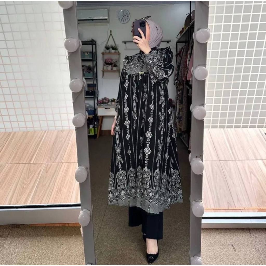 Setelan Wanita Sepasang Baju 2In1 Trendy Kekinian Wanset Setcel Outfit Prmpuan Setcelan Dewasa Terba
