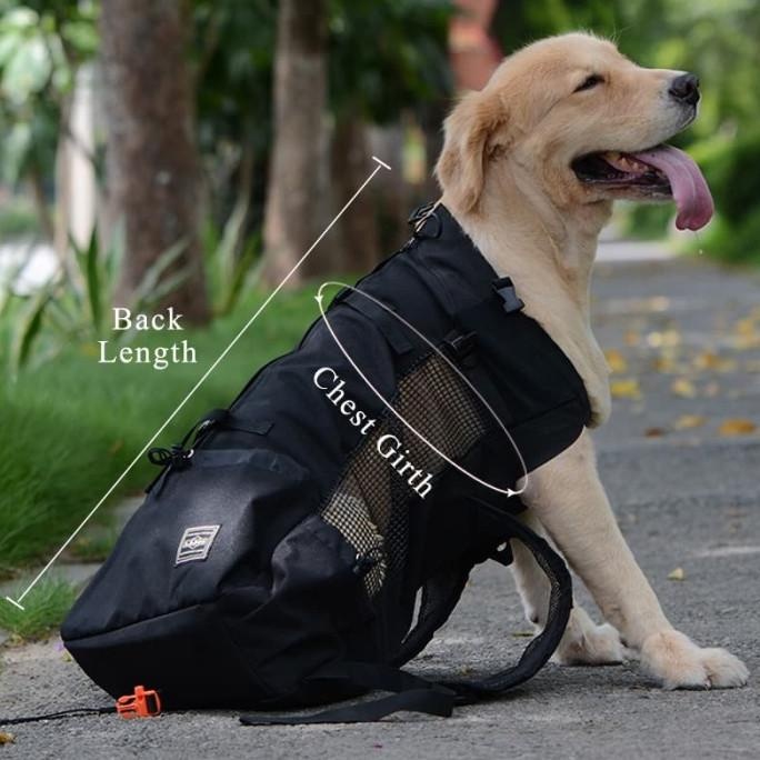 New Tas Gendong Travelling Untuk Anjing Besar