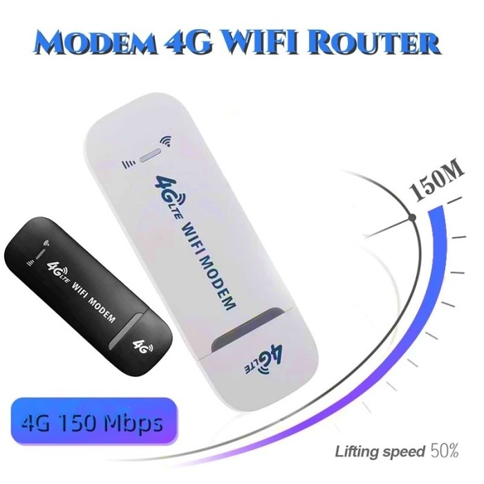 MODEM WIFI 4G MENDUKUNG KARTU SIM SEMUA OPERATOR 150 MBPS MODEM 4G LTE