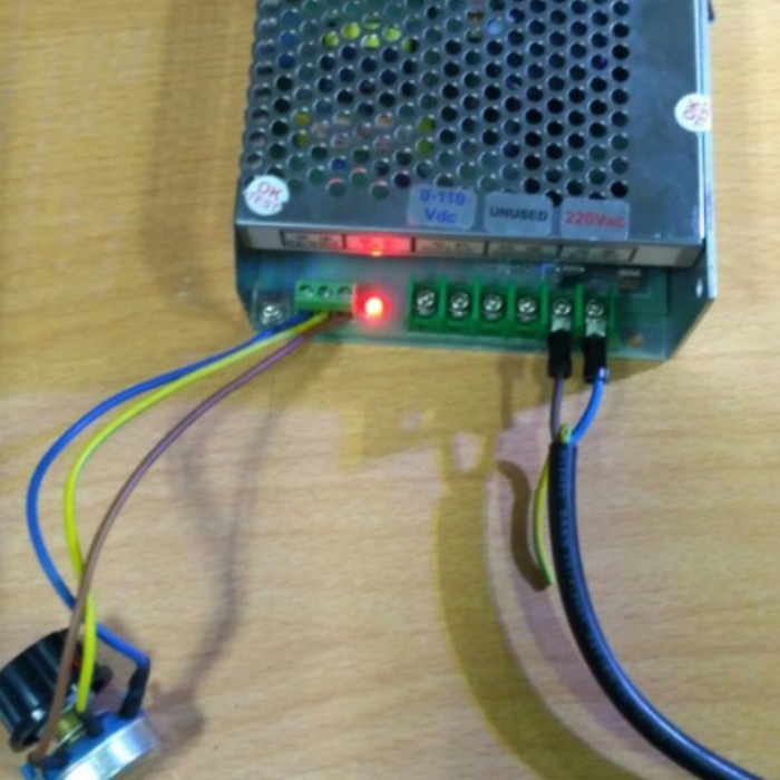 PWM POWER SUPPLY 110VDC ADJUSTABLE 0-110V DC INPUT 220V AC BAGUS