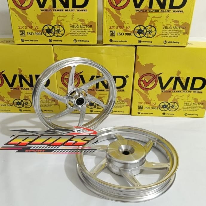 VELG RACING VND SIX STAR V2 MIO SPORTY FINO 115 MIO J SOUL GT 115 MIO LTF