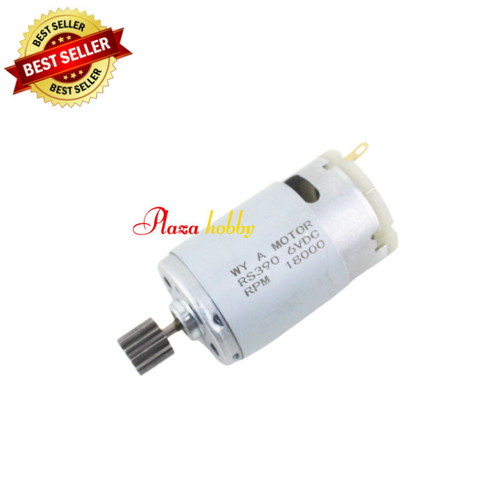 DINAMO GEARBOX MOBIL AKI ANAK 6V RS390 18000RPM DINAMO GIRBOK 6V