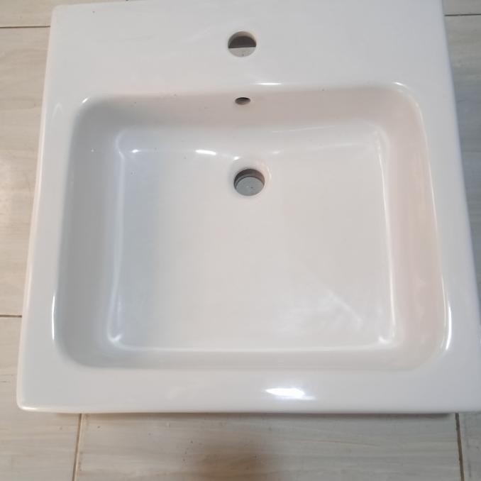 Wastafel Cuci Tangan Toto Lw641Ncj Fullset / Bak Cuci Tangan Toto  Ready