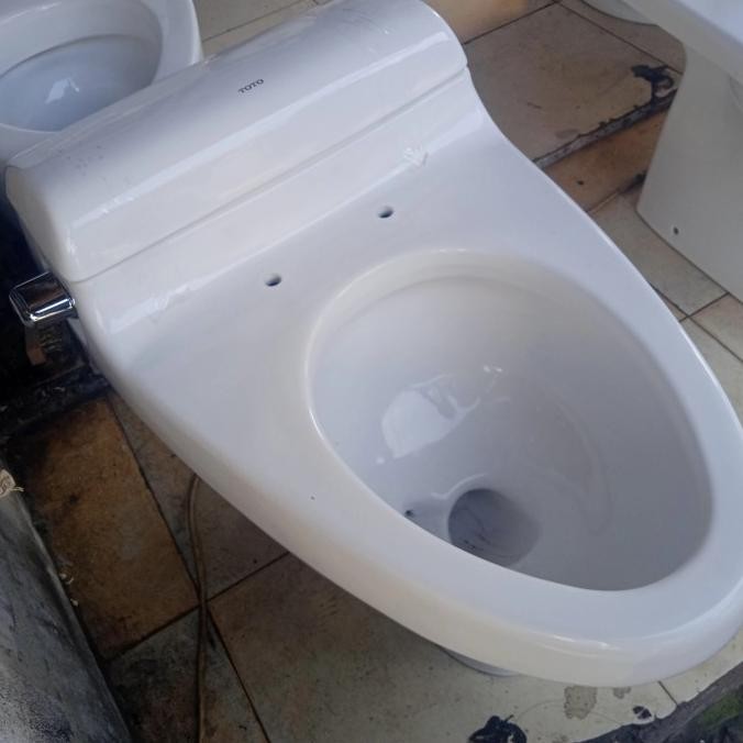 Closet Duduk Kodok Toto Cw436J | Closet Duduk Tabung Nyatu One Piece  Ready