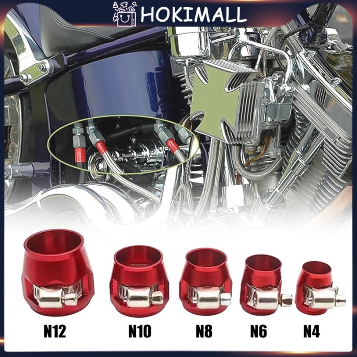 KLEM SELANG FPR KLEM SELANG BENSIN BAHAN ALUMINUM OLI KLIP SELANG BENSIN HOSE CLAMP UNTUK MOBIL