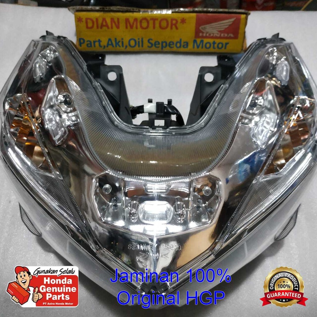 AHM 3310AK59A10 LAMPU DEPAN REFLEKTOR VARIO 150 ASSY ORIGINAL