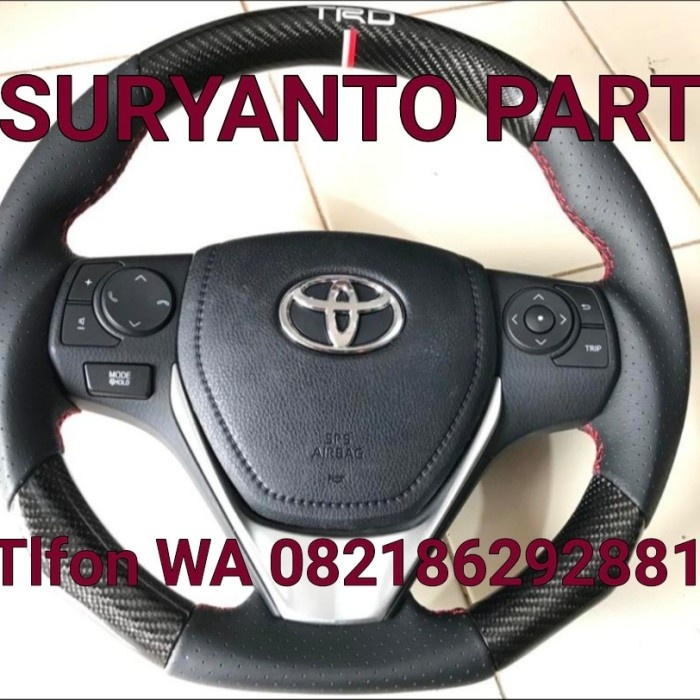 Stir Steer Plus Airbag Stir Carbon Kevlar Toyota Yaris TRD(ORI)2019 UP