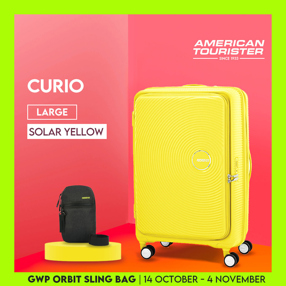 American Tourister Curio Koper Hardcase Large 28 inch - Solar Yellow