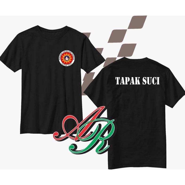 CR - KAOS DISTRO PNCAK SILAT TAPAK SUCI//T-SHIRT BAJU TAPAK SUCI SABLON DEPAN BELAKANG TERLARIS