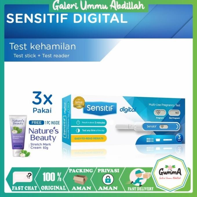 Sensitif Digital / Test Pack Digital / Alat Tes Kehamilan / Tespek