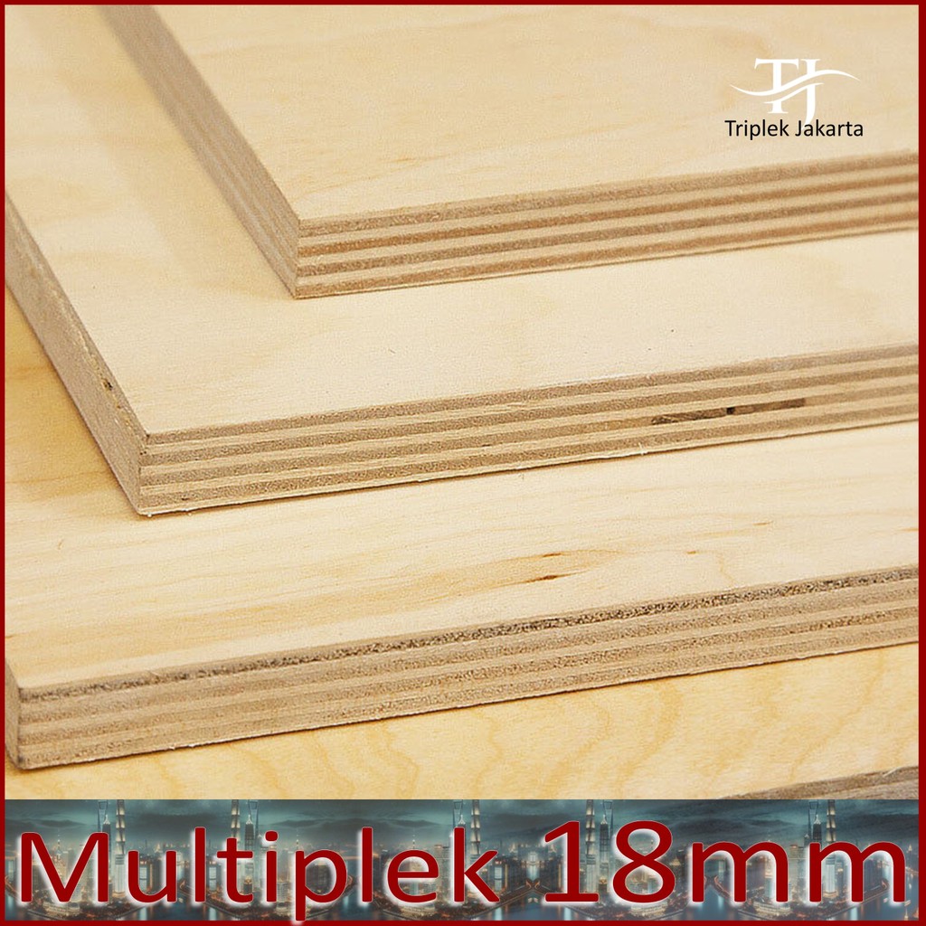 Multiplek 18 mm 120x40 cm | Triplek 18mm 40x120 cm | Palem Grade A