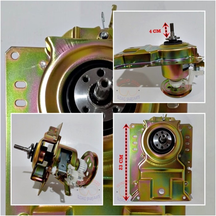 GEAR BOX MESIN CUCI SHARP 1 TABUNG OTOMATIS GIRBOK SHARP 1 TABUNG