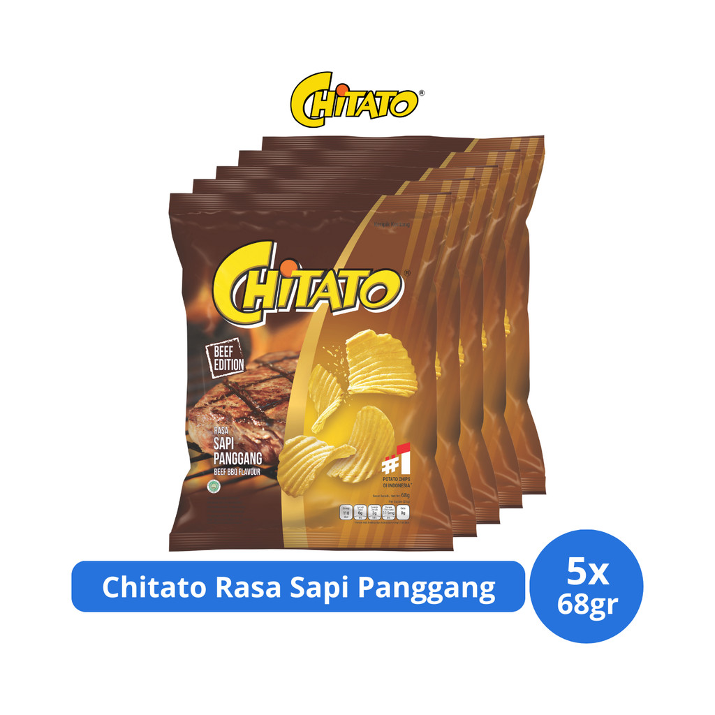 

Chitato Keripik Kentang Rasa Sapi Panggang 68gr x 5 pcs