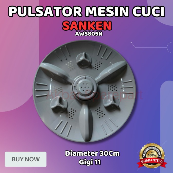 PULSATOR MESIN CUCI SANKEN AWS805N GIGI 11