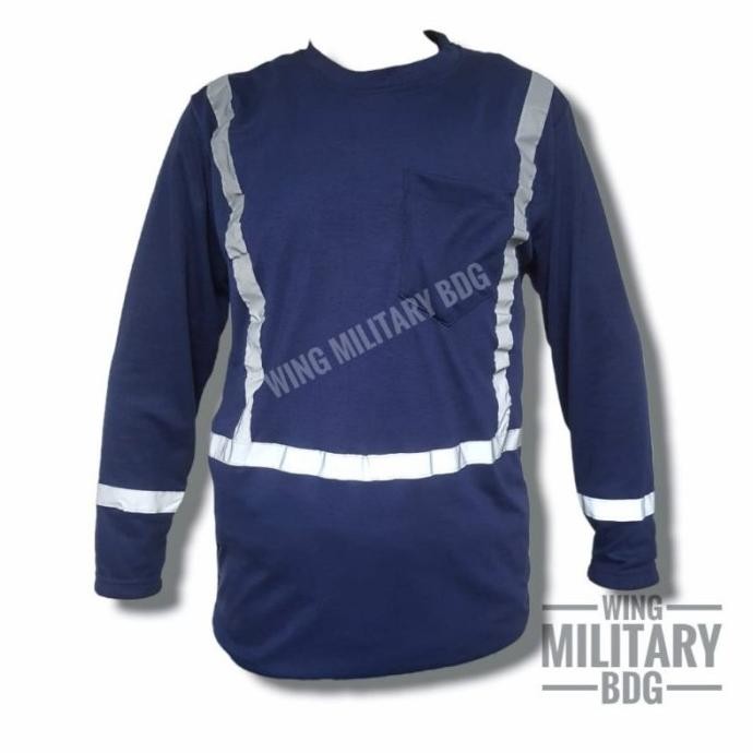 KAOS LAPANGAN SAFETY PROYEK SCOTLIGHT LENGAN PANJANG HMT