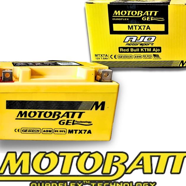 Aki Motor Kawasaki Ninja 250 Cc Karbu/Fi Motobatt Mtx7A Aki Kering/Gel