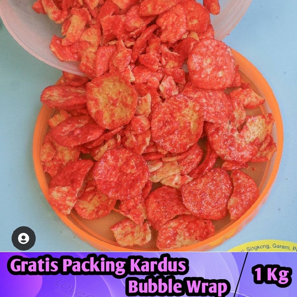 

[1Kg] Opak Medan / Opak Mini Balado - Iqorni Snack makanan ringan snack kiloan