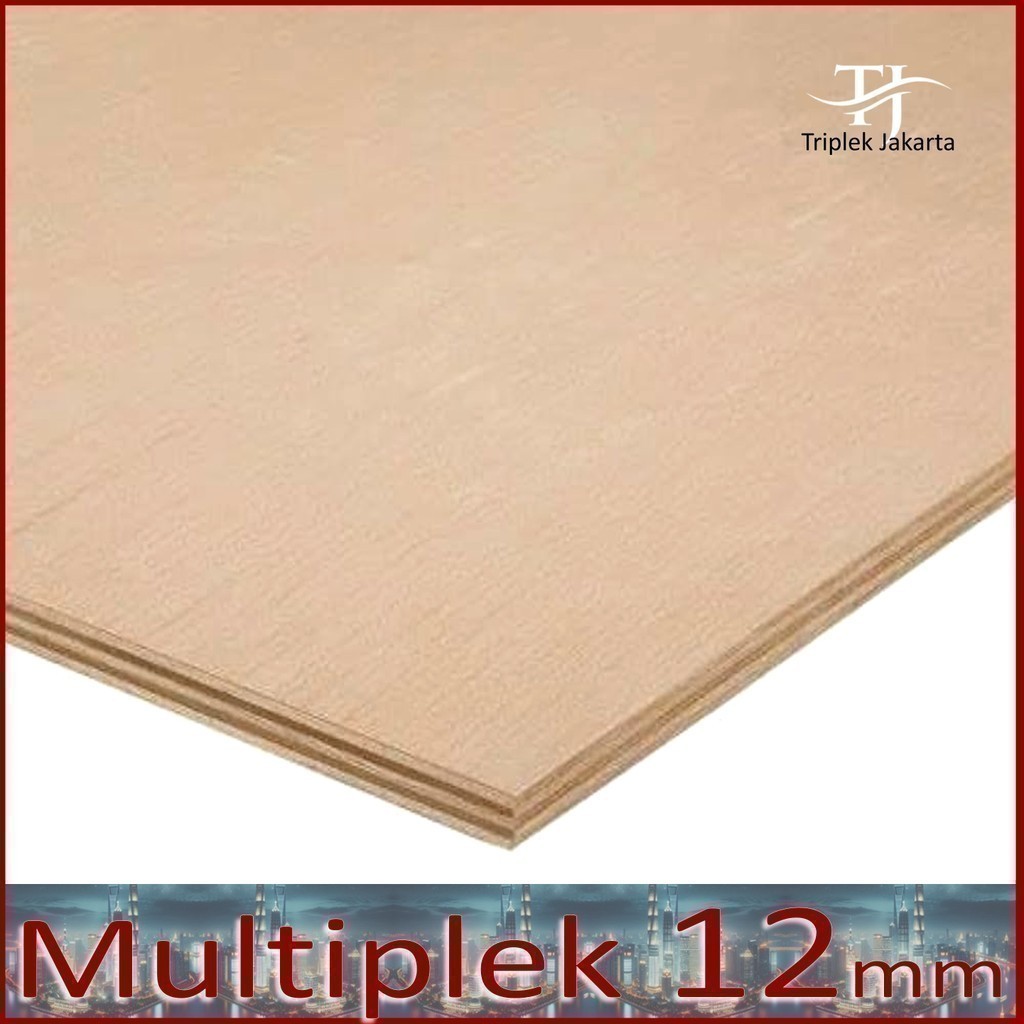 Multiplek 12 mm 120x50 cm | Triplek 12mm 50x120 cm | Palem Grade A