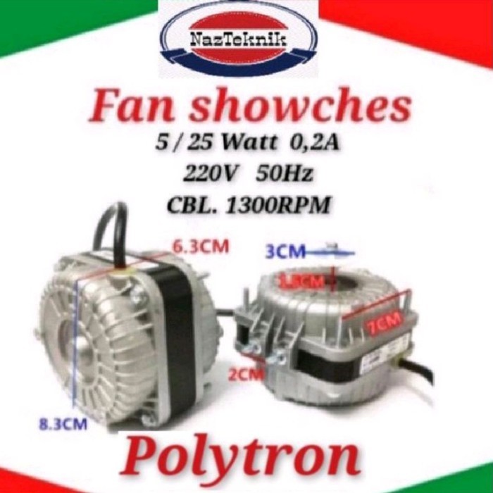 DISKON DINAMO FAN SHOWCASE LEMARI PENDINGIN MINUMAN POLYTRON