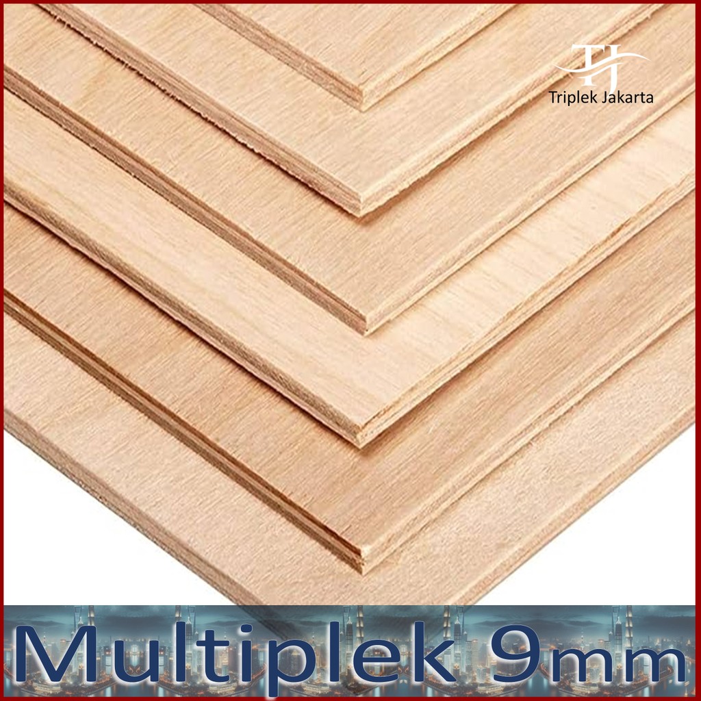 Multiplek 9 mm 20x10 cm | Triplek 9mm 10x20 cm | Palem Grade A