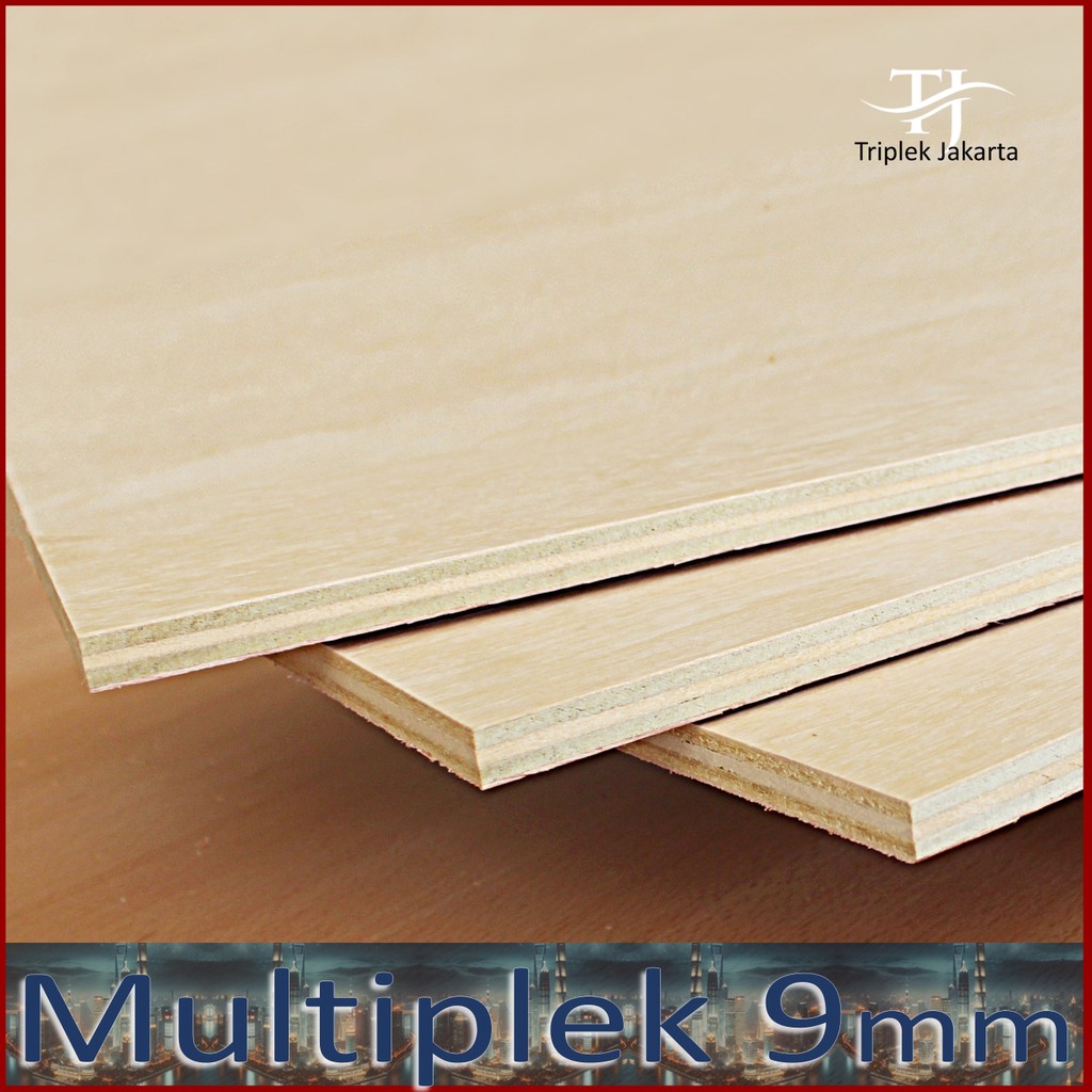 Multiplek 9 mm 100x30 cm | Triplek 9mm 30x100 cm | Palem Grade A