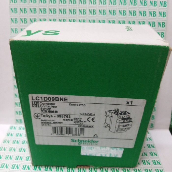 Contactor/Kontaktor Schneider Lc1D09 Bne Ac/Dc Genuine