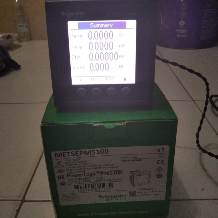 Metsepm5100 Pm5100 Power Meter 5100 Schneider Genuine