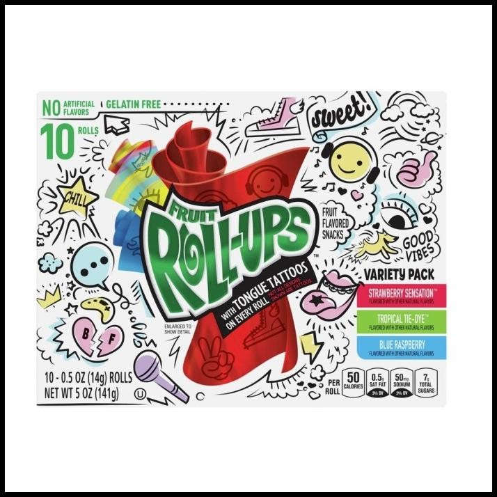 

Fruit Roll Ups Variety Pack | Permen | Candy | Made In Usa