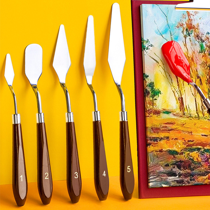 

Seka - Pisau Palet Lukis Set 5 Pc Artist Painting Palette Knife - 57.19