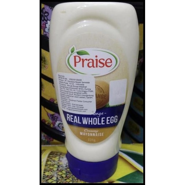 

Praise Real Whole Eggs Creamy Mayo 335G