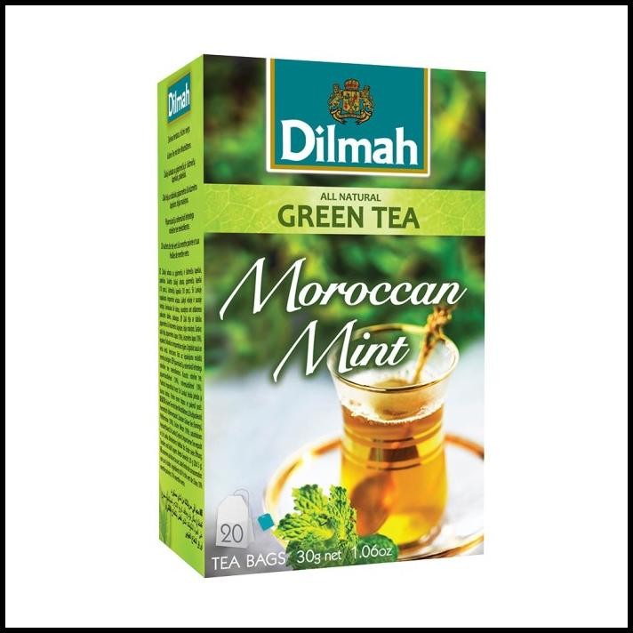 

Dilmah Moroccan Mint Green Tea | Teh Celup