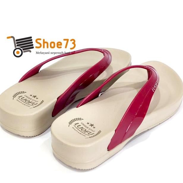Luofu E 7161 - B01S Size 36-40 L Sandal Jepit Jelly Wanita