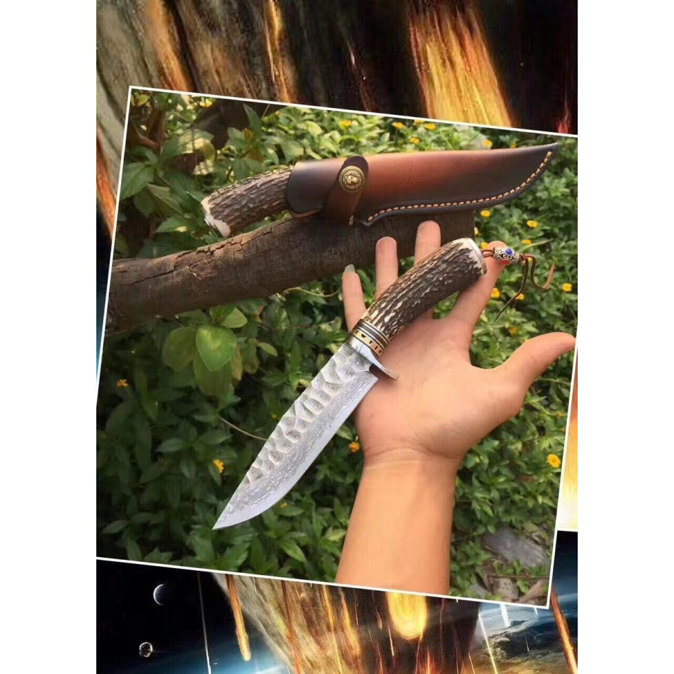 Damascus Knife / Pisau Damascus / Hunter Knife / Pisau Berburu