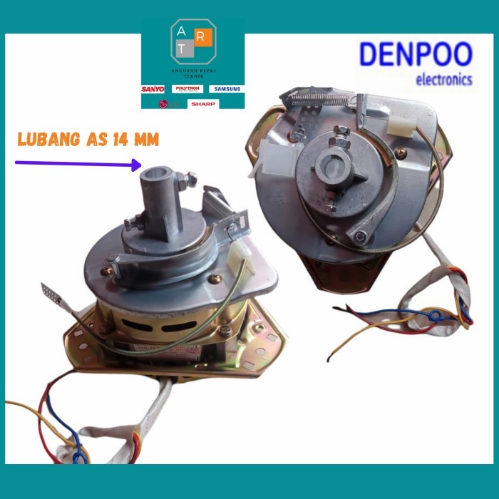 DINAMO PENGERING MESIN CUCI 2 TABUNG DENPOO