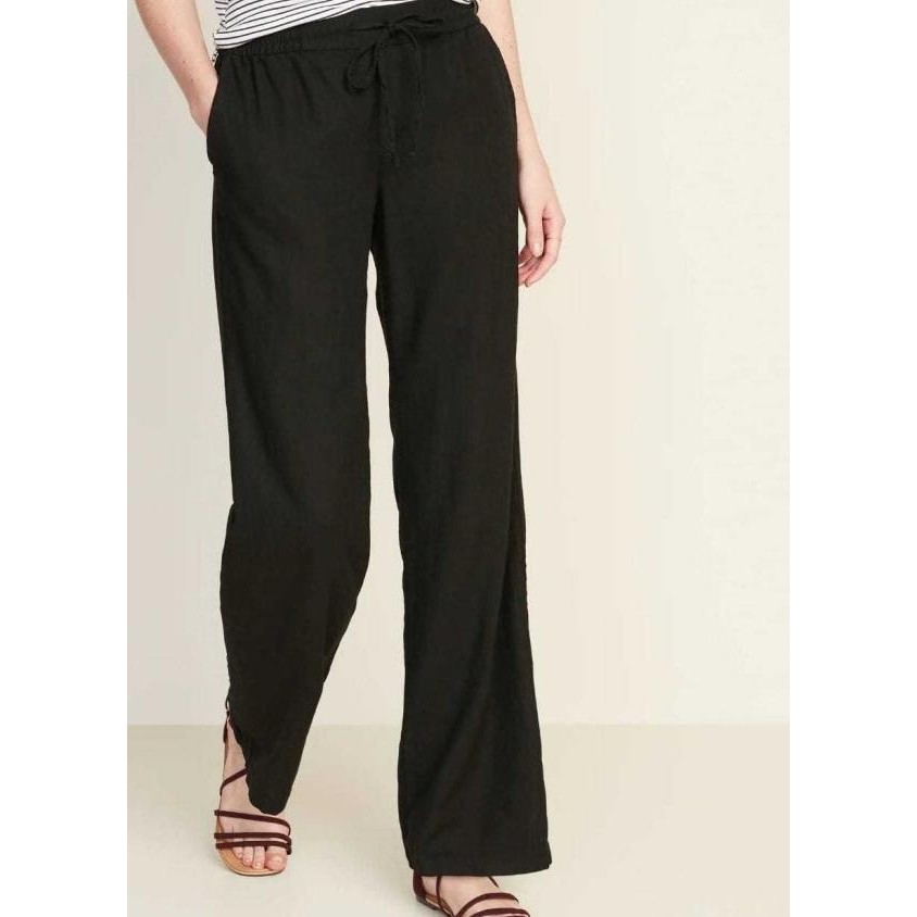 Old Navy Linen Wide-Leg Pants - Kulot Linen - 5446