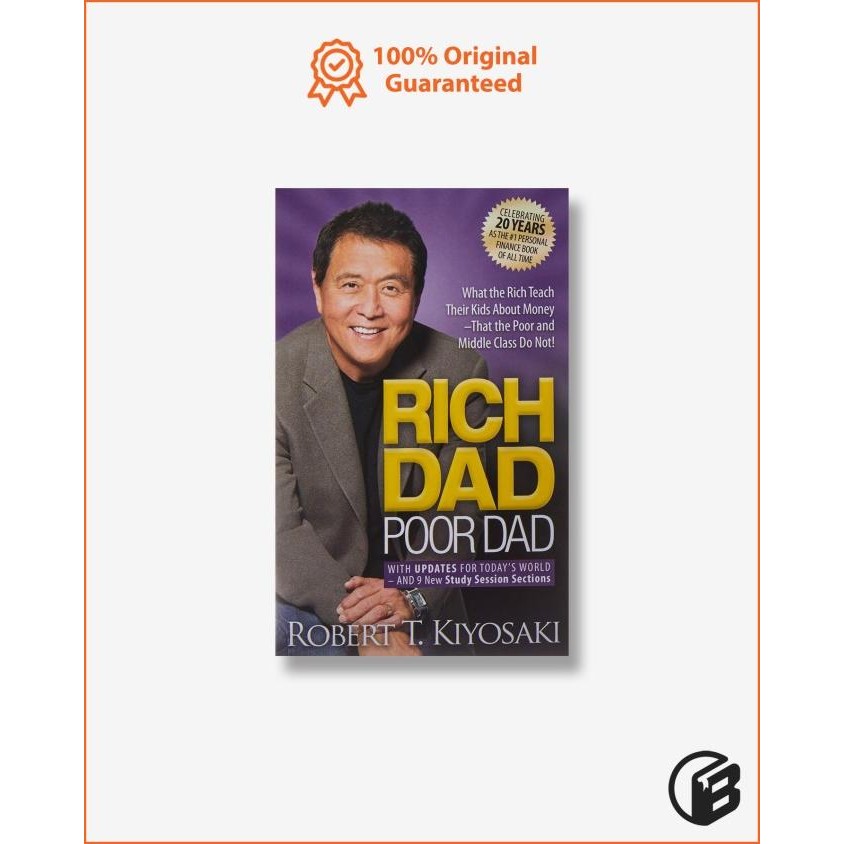 Buku Import Rich Dad Poor Dad by Robert Kiyosaki (Original Paperback)