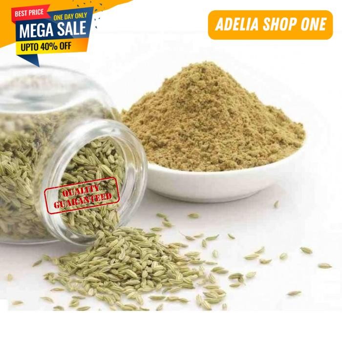 

ADAS MANIS BUBUK 50 GRAM PURE FENNEL SEED 50 GRAM HALAL (BRAMS) TERDEPAN!