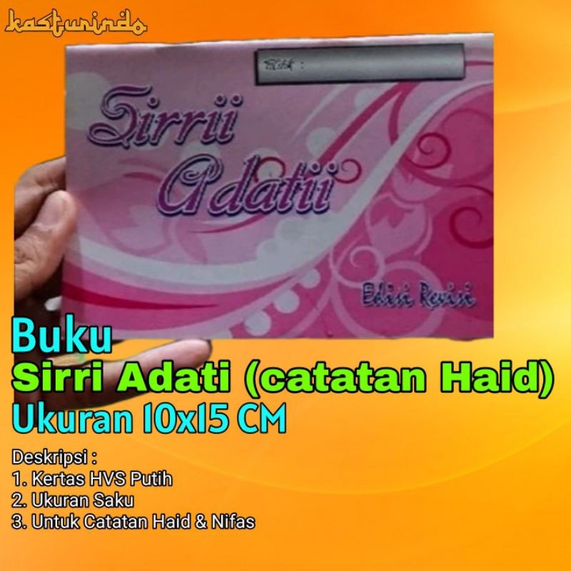 

Buku Catatan Haid dan Nifas size 10x15 CM Saku Kecil