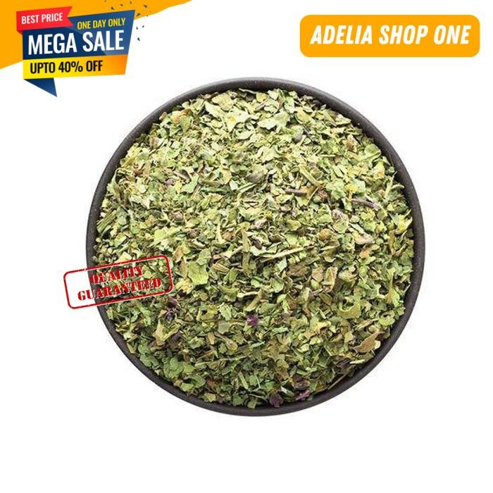 

PURE DRIED MARJORAM LEAVES DAUN MARJORAM KERING 50 GRAM TERLARIS!!