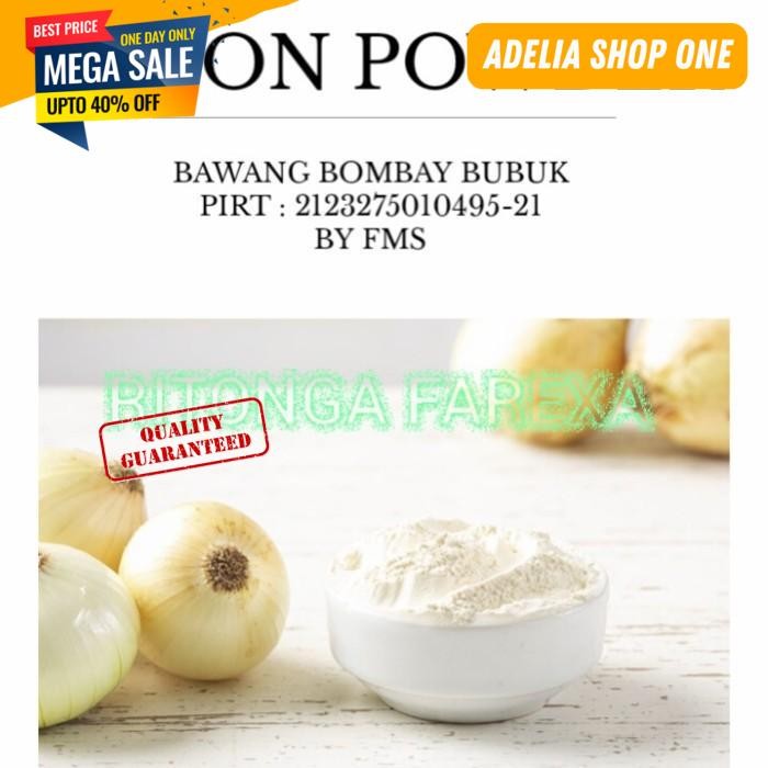 

ONION POWDER 100% 100 GRAM BAWANG BOMBAY BUBUK 100 GRAM PILIHAN TERBAIK!!!