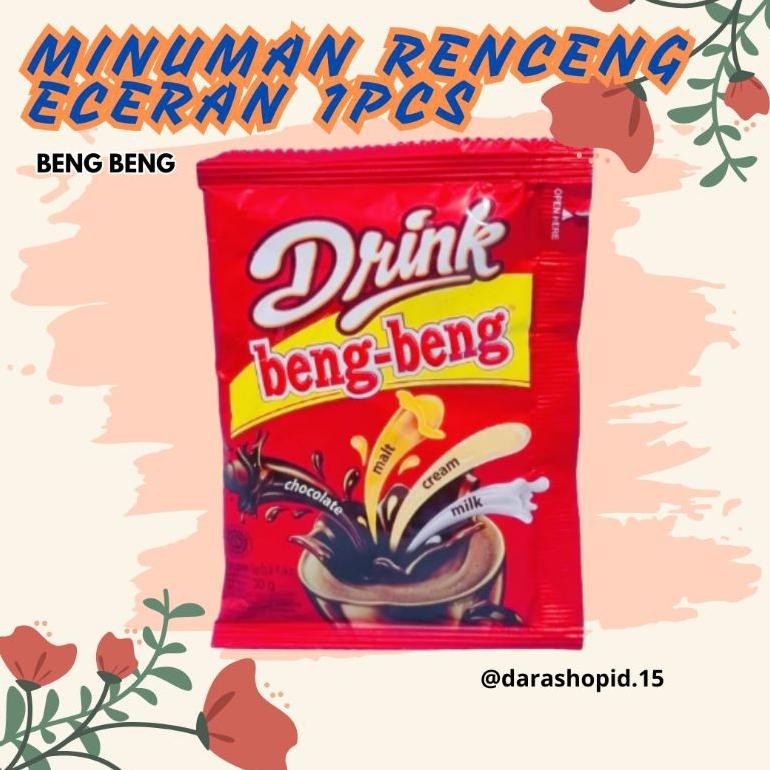 

[63] Minuman Rencengan Beng Beng Drink Cokelat Eceran 1pcs/Saset | Minuman Rentengan [darashopid.15]