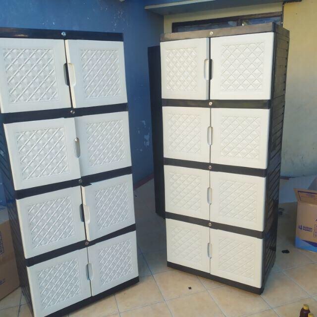 Lemari plastik aquose jumbo susun 4