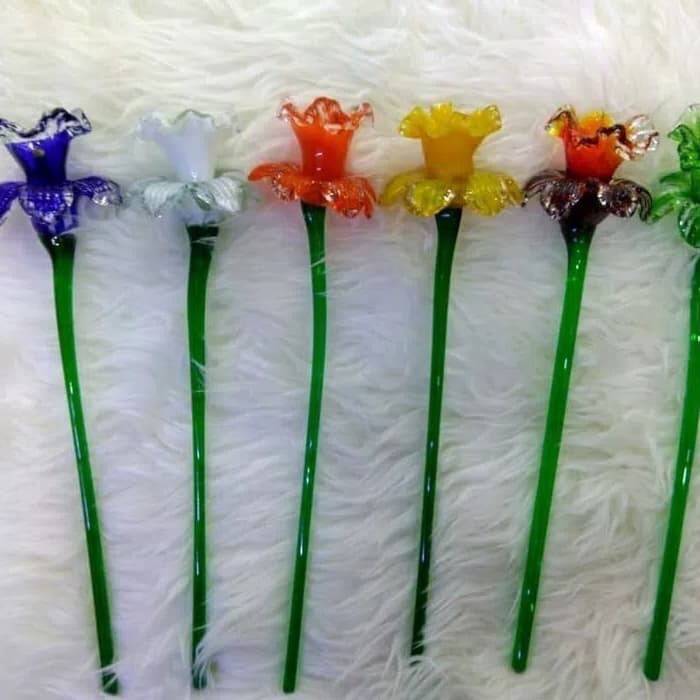 1 Set Bunga Marwar Kristal