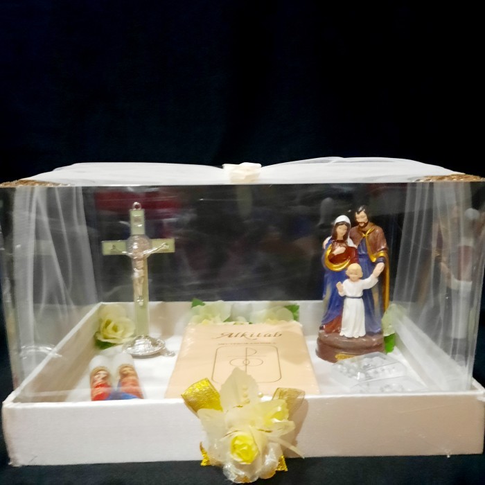 Paket pernikahan katolik / Patung rohani / hantaran rohani