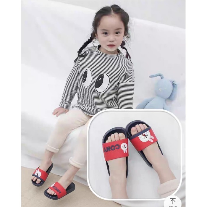 Diskon Sandal Babycony Sandal Selop Karet Lucu Anak, Sandal Anak Unicorn Lucu Hnm